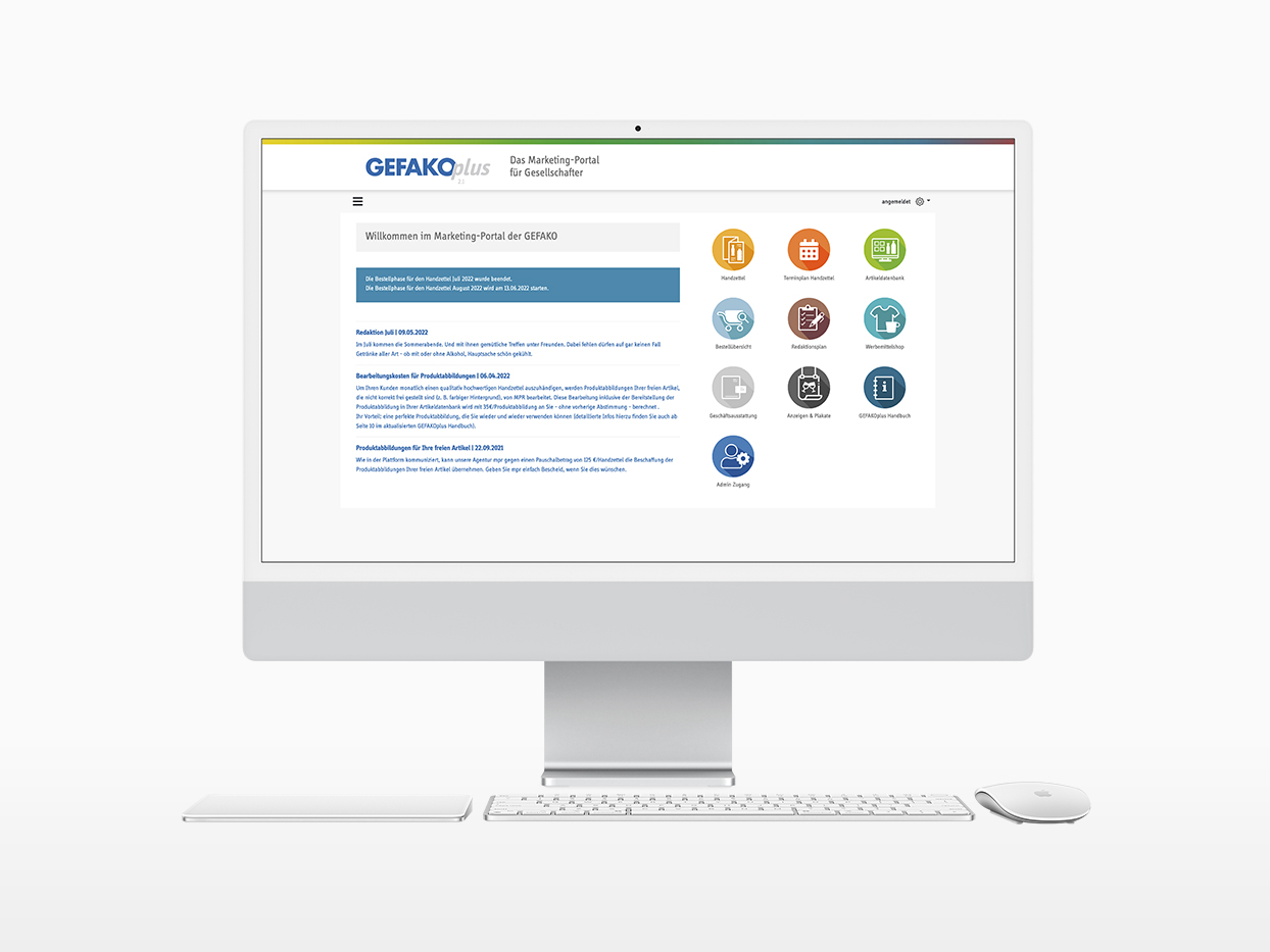 GEFAKO GEFAKOplus Marketing-Portal Titelbild