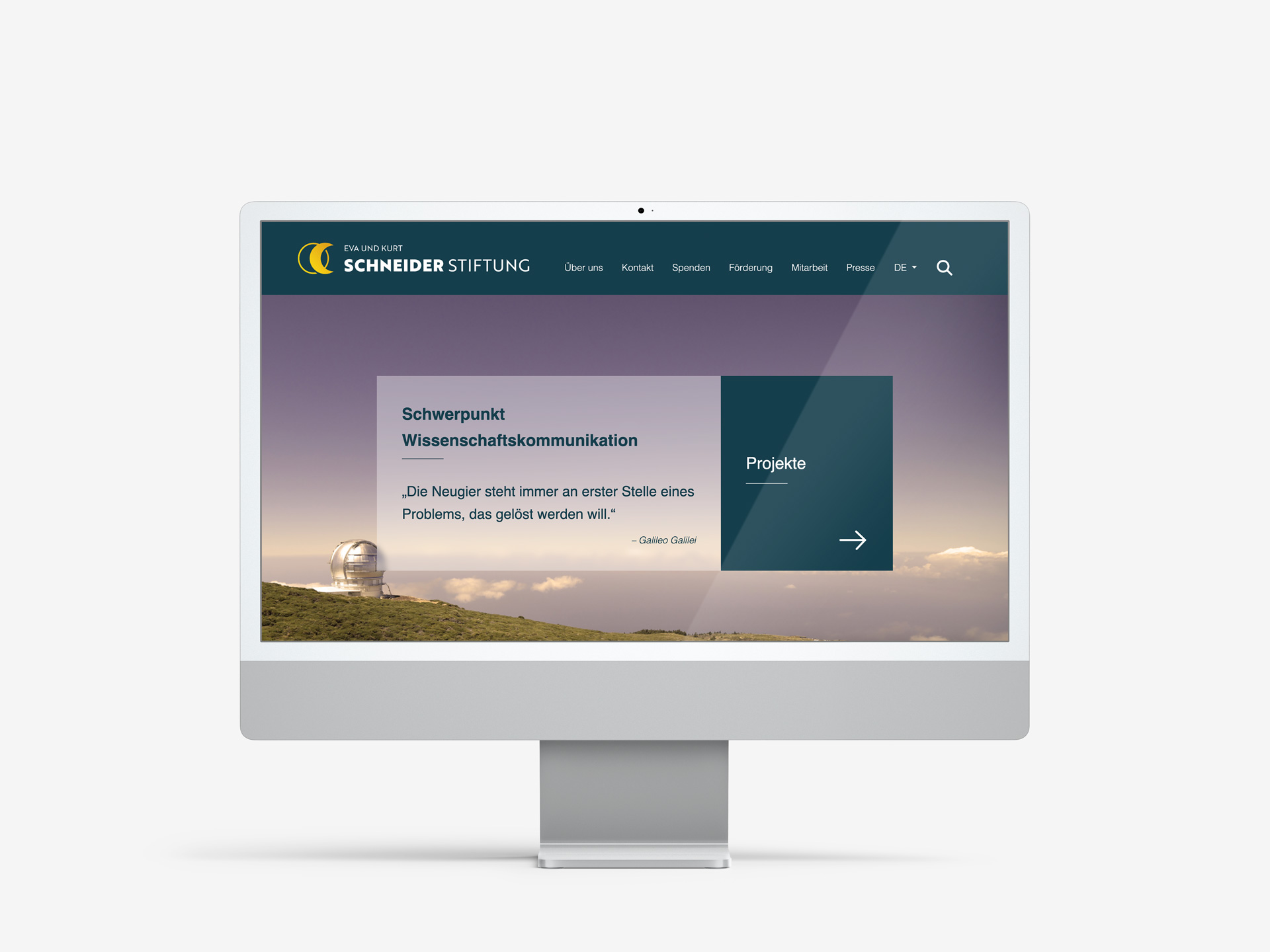 Eva und Kurt Schneider Stiftung Website Titelbild